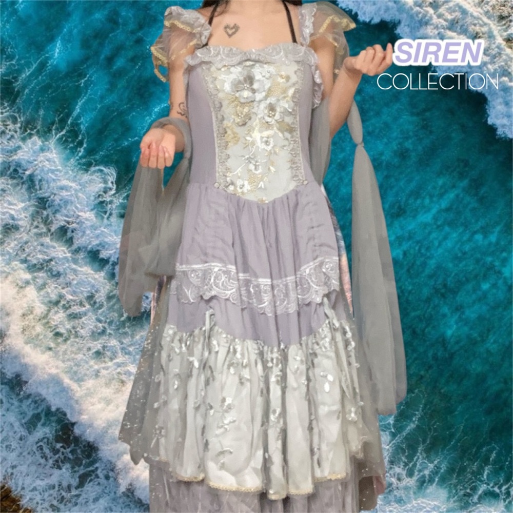 NWT Coquette 2020 Moonwaves Classic Vintage Lolita Ballroom Dress by LingXi